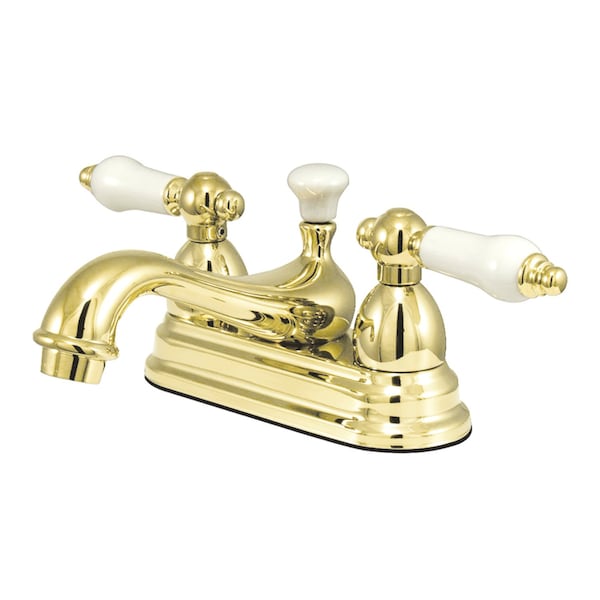 Kingston Brass KS3602PL 4" Centerset Bathroom Faucet, Polished Brass KS3602PL - main